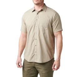 5.11 Aerial Short Sleeve Shirt -Military And Outdoor Equipment 511 aerial s s shirt khaki 2 5