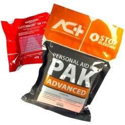 ACT-PAK Bleeding Control Kit (Advanced - ChitoGauze XR Pro) -Military And Outdoor Equipment act200x act pak personal bleeding control kit advanced 1 min
