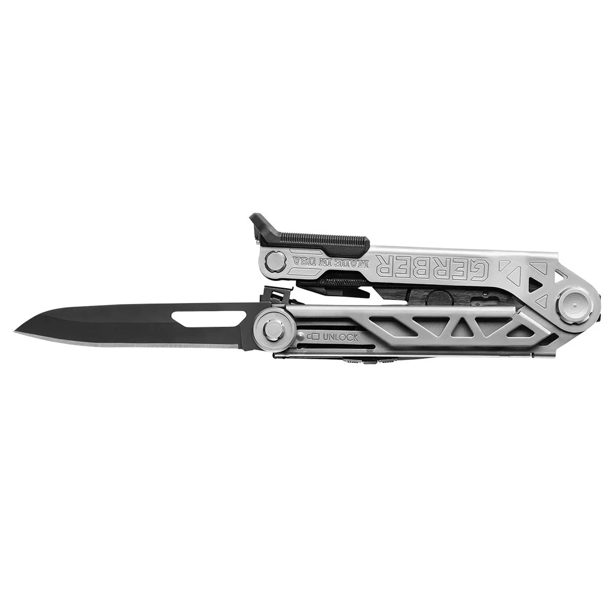 Gerber Centre-Drive Multi-Tool (Stainless Steel/Black W/ Nylon Sheath + Bit Set) 2 Gerber Centre-Drive Multi-Tool (Stainless Steel/Black W/ Nylon Sheath + Bit Set) - Image 2