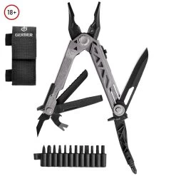 Gerber Centre-Drive Multi-Tool (Stainless Steel/Black W/ Nylon Sheath + Bit Set) 10 Gerber Centre-Drive Multi-Tool (Stainless Steel/Black W/ Nylon Sheath + Bit Set) -Military And Outdoor Equipment gerber centre drive multi tool kn927 2