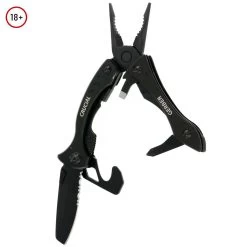 Gerber Crucial Multi-Tool W/ Strap Cutter (Black Oxide) 9 Gerber Crucial Multi-Tool W/ Strap Cutter (Black Oxide) -Military And Outdoor Equipment gerber crucial multi tool black w strap cutter kn928