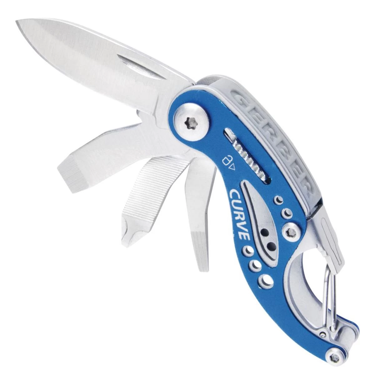 Gerber Curve Mini Keyring Multi-Tool (Blue) 2 Gerber Curve Mini Keyring Multi-Tool (Blue) - Image 2