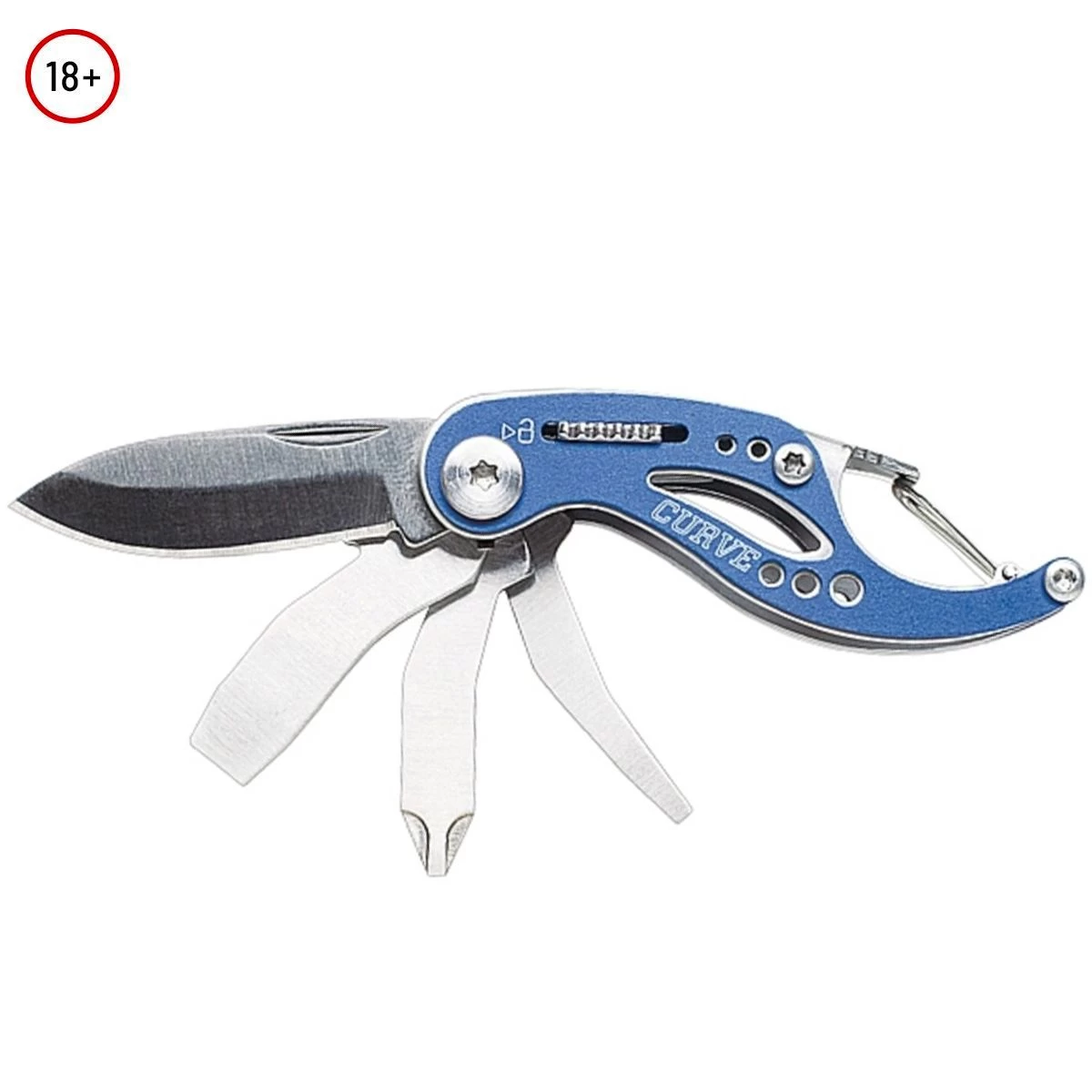 Gerber Curve Mini Keyring Multi-Tool (Blue) 3 Gerber Curve Mini Keyring Multi-Tool (Blue) - Image 3