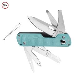 Leatherman Free T4 Pocket Multi-Tool -Military And Outdoor Equipment kn155 blufree t4 fan artic 18a 1