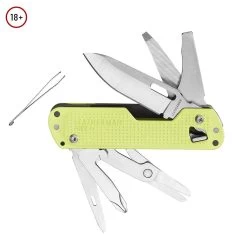 Leatherman Free T4 Pocket Multi-Tool -Military And Outdoor Equipment kn155 yelfree t4 fan lunar 18a 1