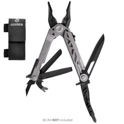 Gerber Centre-Drive Multi-Tool (Stainless Steel/Black W/ Nylon Sheath) -Military And Outdoor Equipment kn933 gerber centre drive multi tool