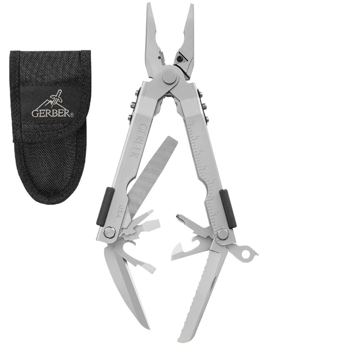 Gerber MP600 Needlenose Multi-Tool (Stainless Steel W/ Nylon Sheath) 4 Gerber MP600 Needlenose Multi-Tool (Stainless Steel W/ Nylon Sheath) - Image 4