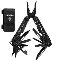 Gerber Truss Multi-Tool (Black W/ Sheath) -Military And Outdoor Equipment kn945 gerber truss multi tool black