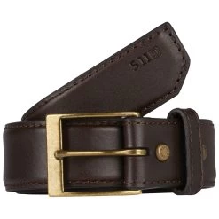 5.11 Casual Leather Belt (1.5in) -Military And Outdoor Equipment np600 brn