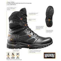 Magnum Elite Spider X 8.0 Side Zip Boots -Military And Outdoor Equipment pe850 inf