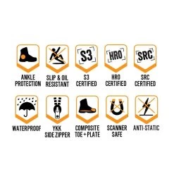 Magnum Strike Force 8.0 Leather SZ WP CT Boots -Military And Outdoor Equipment pe860 icon square min