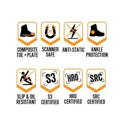 Magnum Stealth Force 6in CT/CP Boots -Military And Outdoor Equipment pe951 icon square min