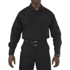 5.11 Taclite TDU Shirt (Long Sleeve) -Military And Outdoor Equipment sh320 blk
