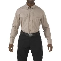 5.11 Stryke Shirt (Long Sleeve) -Military And Outdoor Equipment sh321 kha