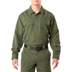 5.11 Fast-Tac TDU Shirt (Long Sleeve) -Military And Outdoor Equipment sh325 grn
