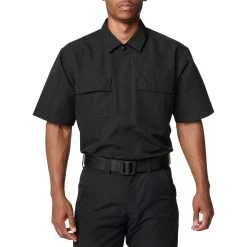 5.11 Fast-Tac TDU Shirt (Short Sleeve) -Military And Outdoor Equipment sh342 blk