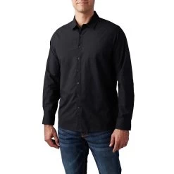 5.11 Igor Solid L/S Shirt 39 5.11 Igor Solid L/S Shirt -Military And Outdoor Equipment sh9202 blk 1 2
