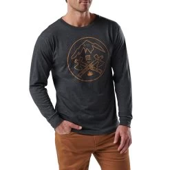 5.11 Axe Mountain L/S T-Shirt -Military And Outdoor Equipment tt 511 axe mountain l s t shirt charcoal 2