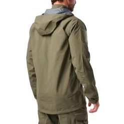 5.11 Force Rainshell Jacket -Military And Outdoor Equipment tt 511 force rainshell jacket green 13 min 4